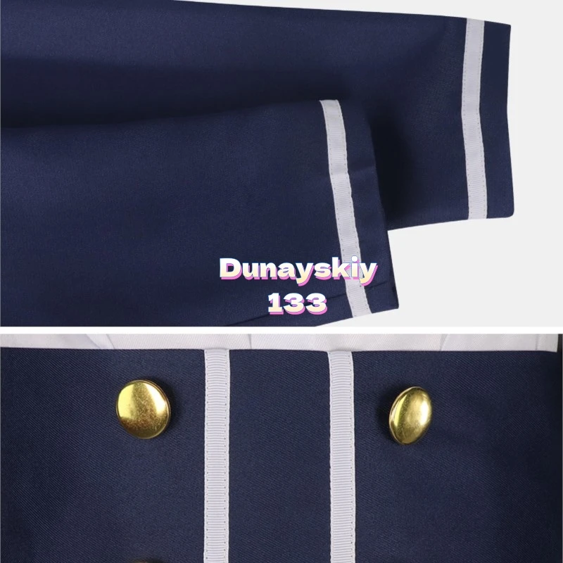 زومبي لاند ساغا هانا ساكورا تأثيري حلي زومبي أيدول أنيمي الزي شعر مستعار كامل لوليتا فستان زي مدرسي أداء الهالوين #2