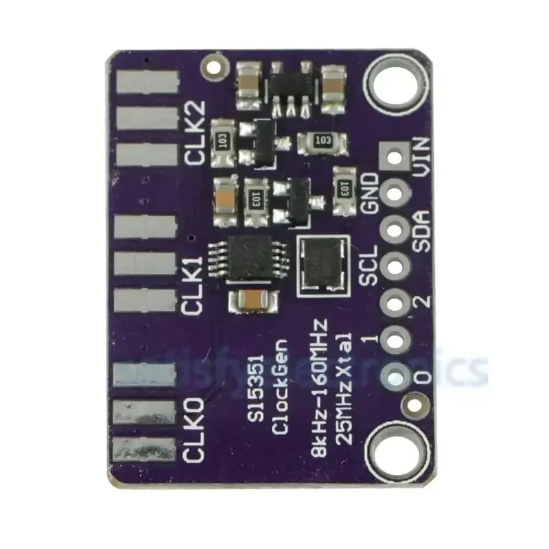 DC 3V-5V 5351 Si5351A Si5351 I2C Clock Generator Breakout Board Module Signal Generator Clock 8KHz-160MHz For Arduino