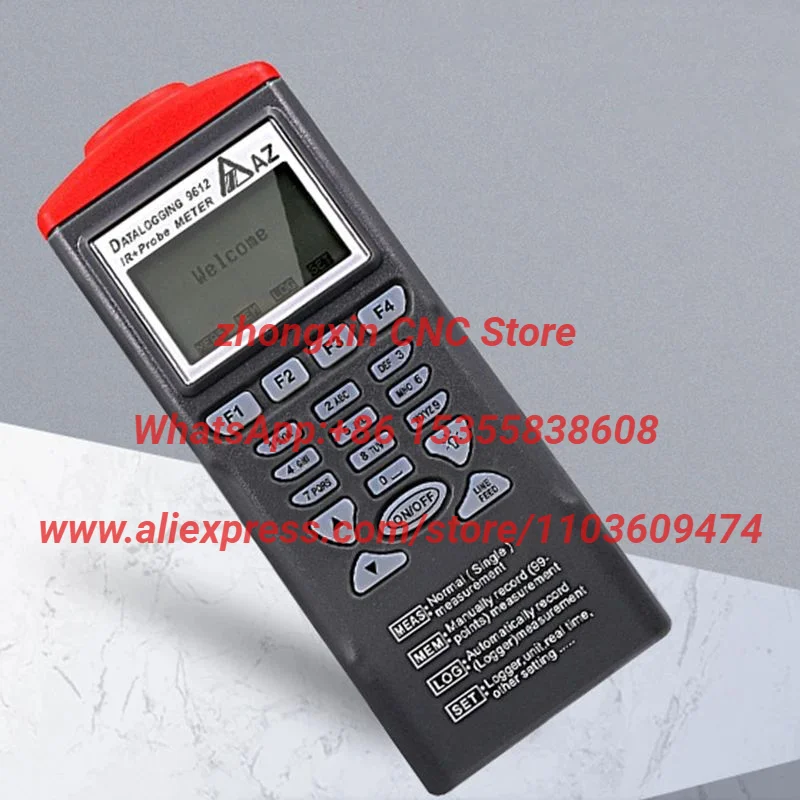 AZ9612 Non-Contact Infrared Temperature Data Logger With Temperature Range -40~500C