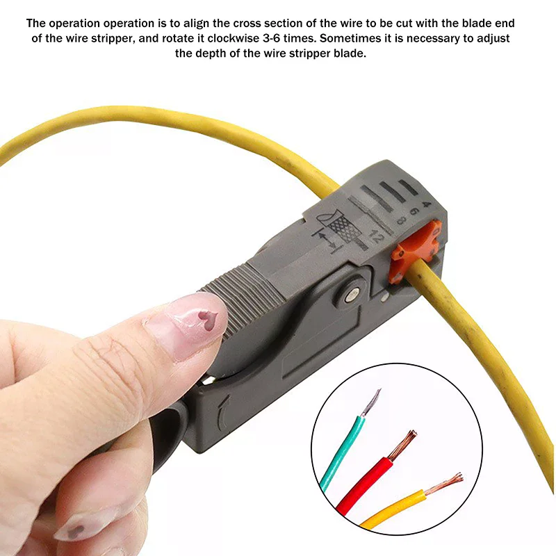 Professional Electrician Wire Pliers Cable Wire Stripper Cutter Crimper Automatic Crimping Stripping Tool 1/2PCS