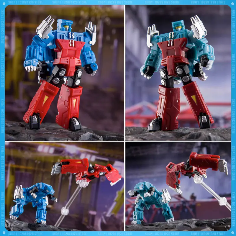 

In Stock Transformation Dr.Wu Dw-E55 Dw-55t Decibel Impact Wave Mini Action Figure Model Collection Toy Children Festival Gifts