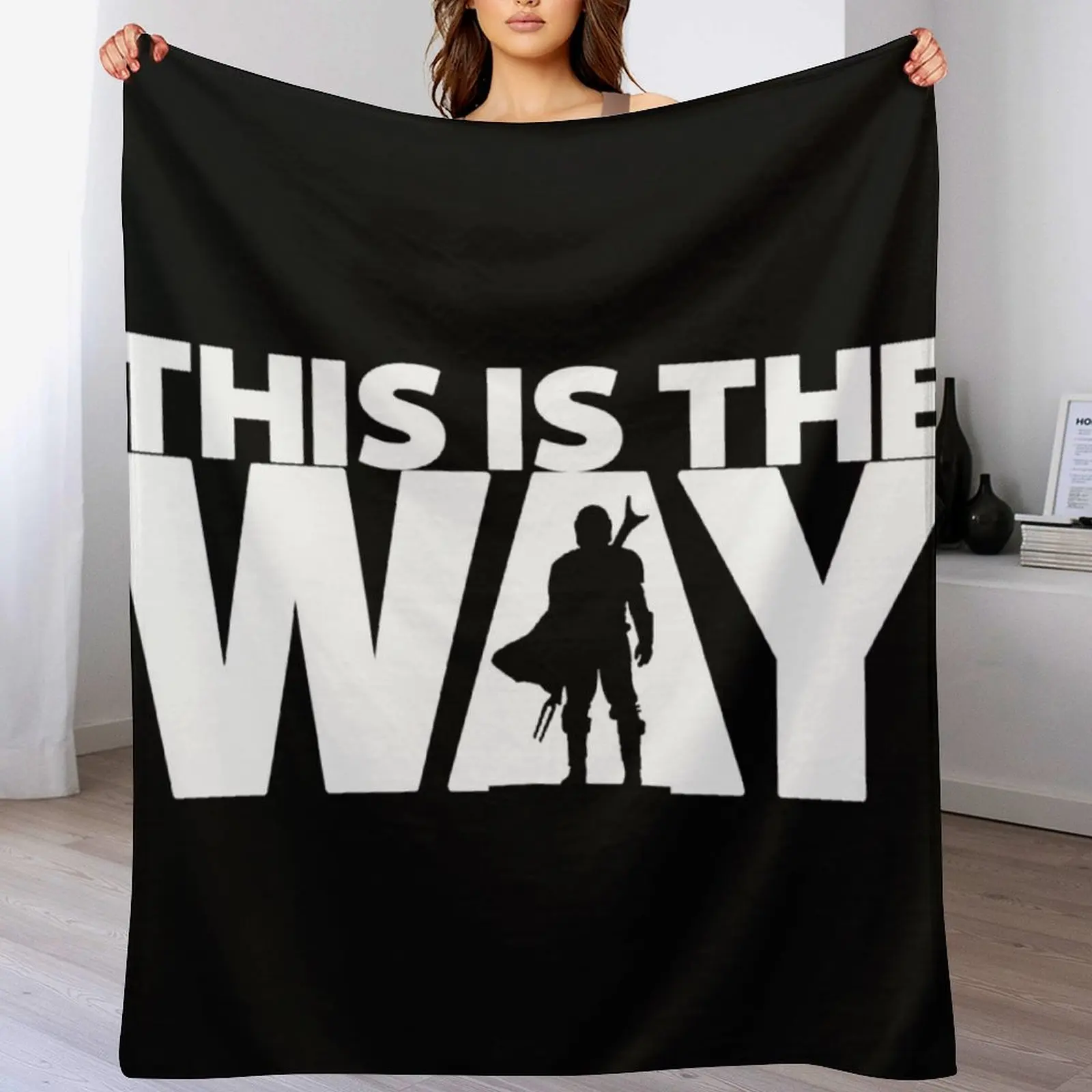 This Is The Way | Geekdom Series | DopeyArt Throw Blanket Designers blankets ands Multi-Purpose for babies Blankets