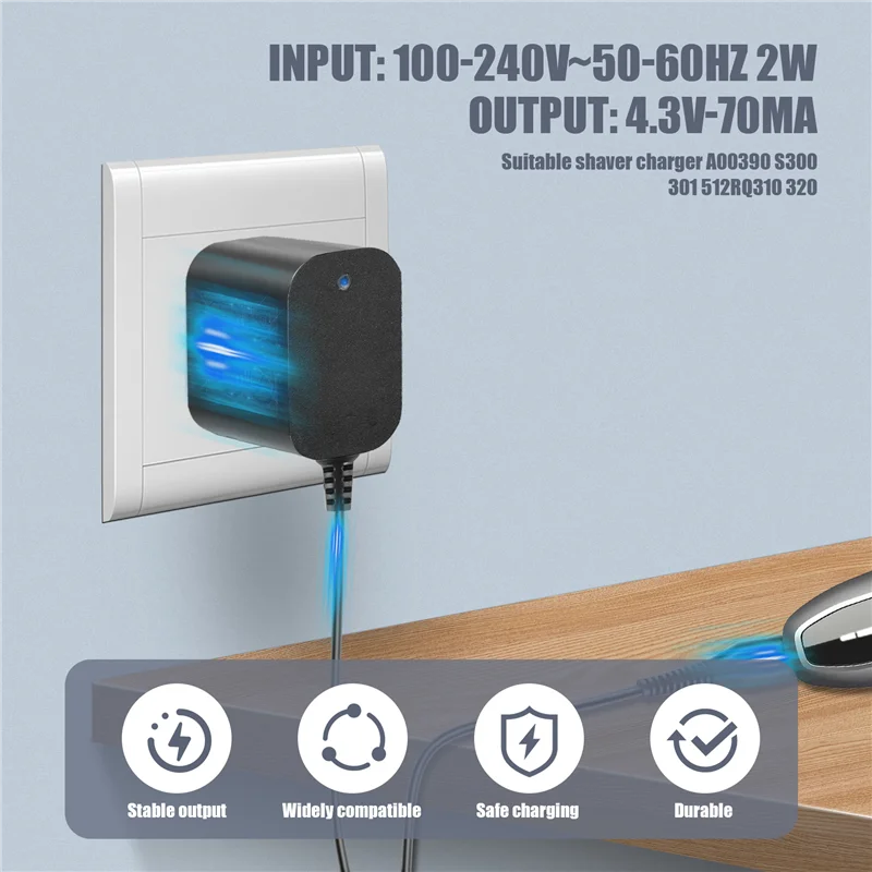 

A84G-подходит для бритвы Norelco, адаптера шнура питания зарядного устройства A00390