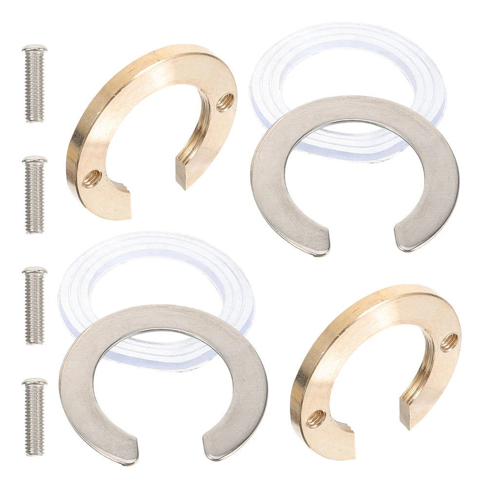 

2 Sets Faucet Fixing Nut Kit Brass Anti Loosening Lock Nut For Kitchen Bathroom Sink Fixtures Durable Easy Install Universal Fit