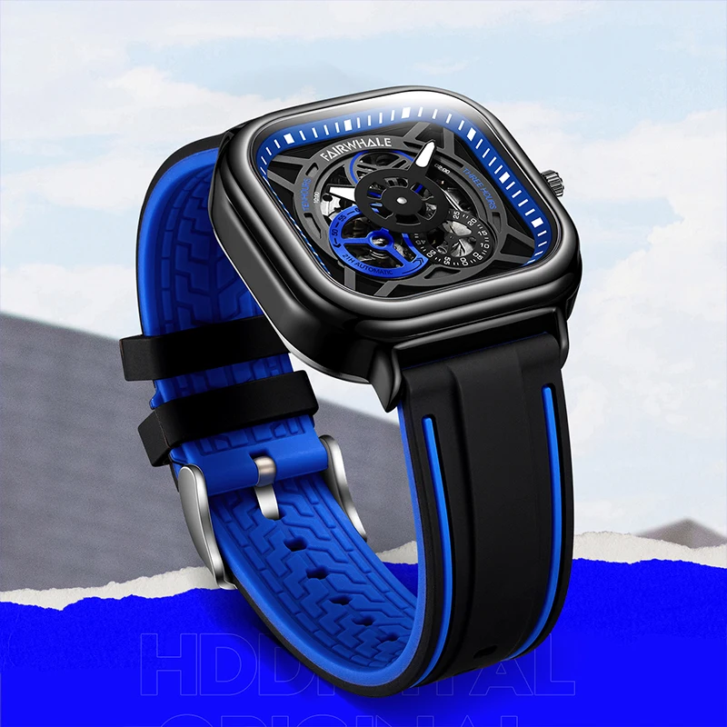 Mark Fairwhale High Quality Fashion Wrist Luxury Men 3ATM  Waterproof Mechanical Wrist Watch