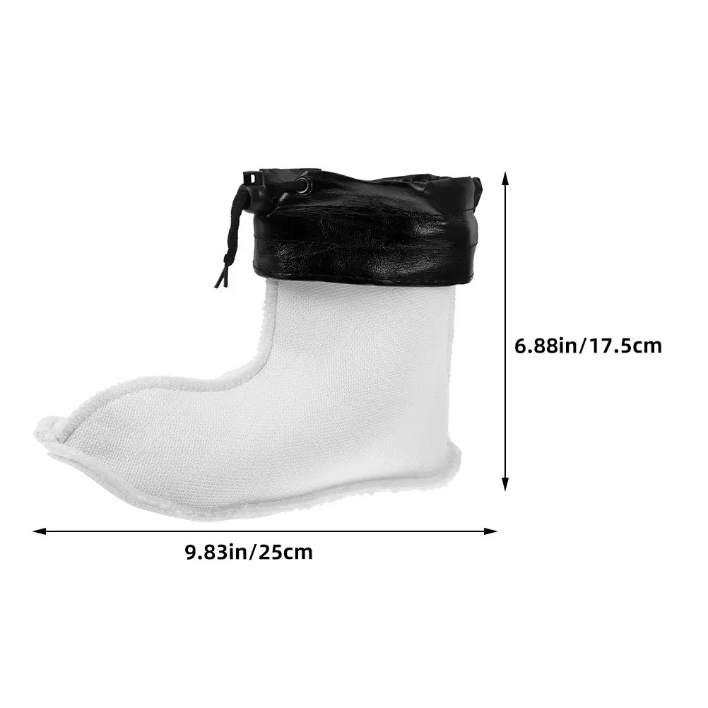 Picture 3: 1Pair Winter Insulated Rain Boot Liner Thickened Warm Soft Insert for Men Women Cold Weather Hiking Outdoor Use Size 42