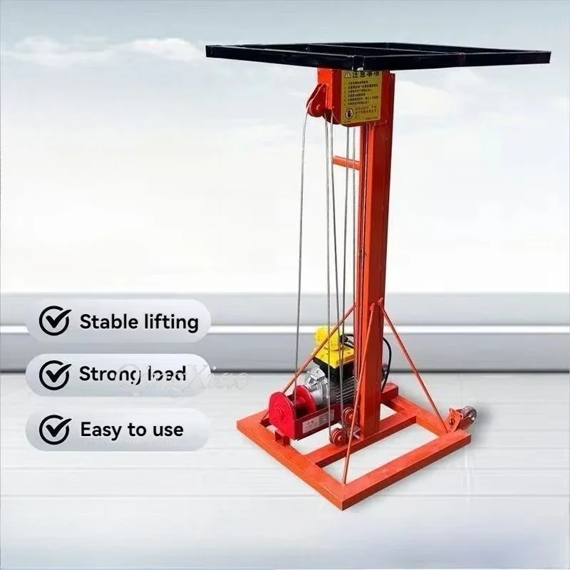 150KG Load Capacity Maneuverable Lifting Table Designed For Rolling Shutter Door Mounting Industrial Door Inspection Repair Use