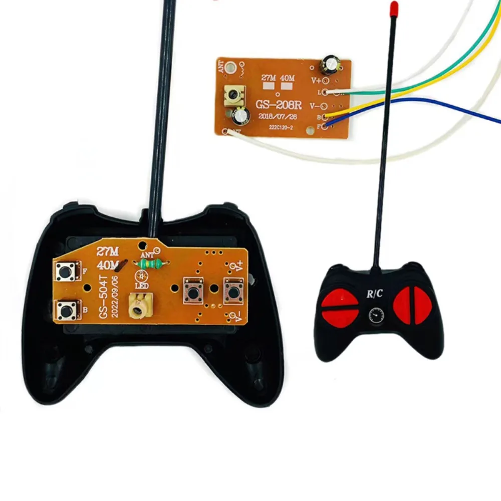 4CH 40MHz RC Remote Control Radio System With Antenna Set Receiver Board Circuit PCB Transmitter Board Car Truck Toy