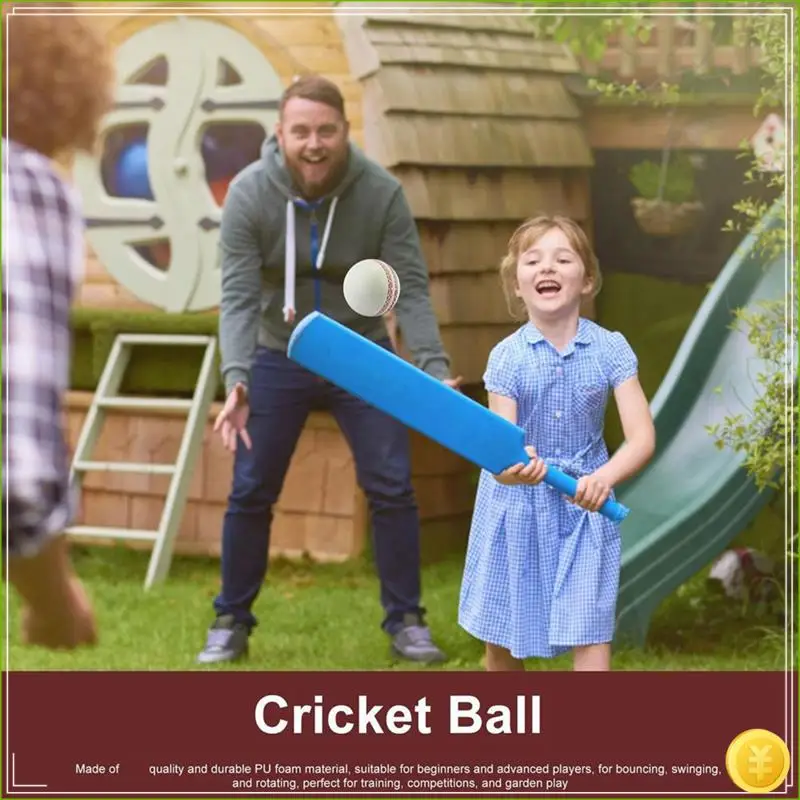 NEW-Sports Cricket, Training Cricket, Sports Wind Swing Rebound Spin Cricket, Elastic Decompression Ball