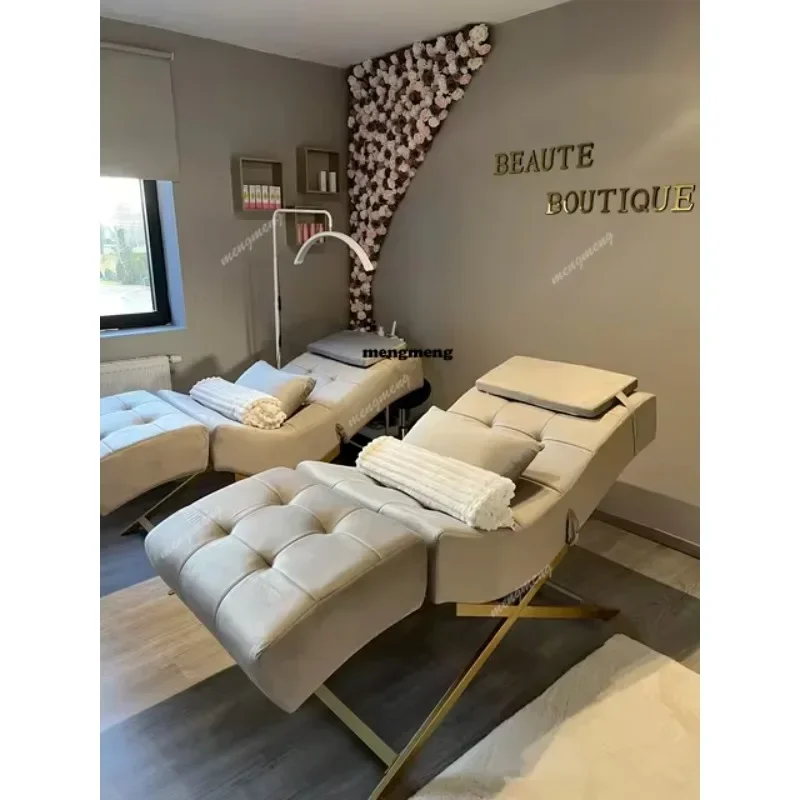K182Modern Electric Lash Facial Bed for Beauty Salon Furniture Luxury Massage Tables & Beds Electric Vibrator Massage Bed