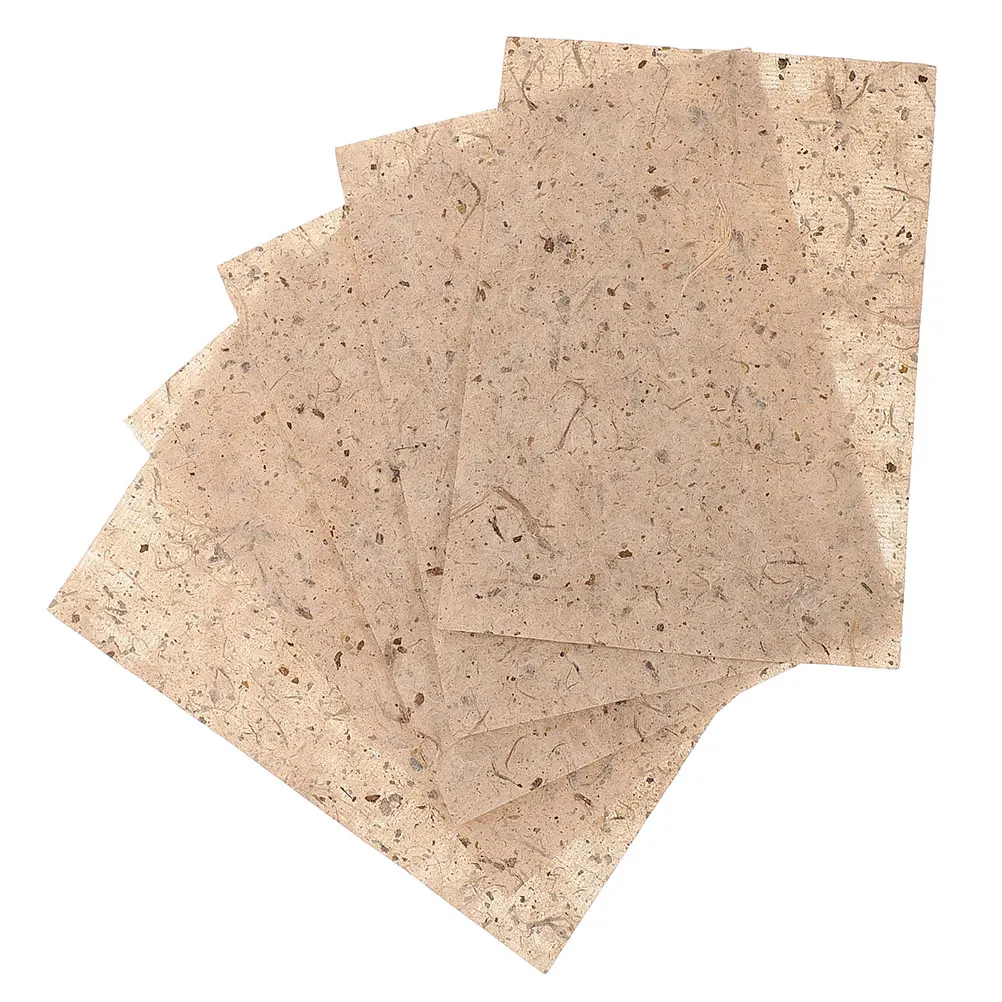 

20 Pcs Paper Bark Sheet Calligraphy Drawing Hand Made Decoupage for Crafts
