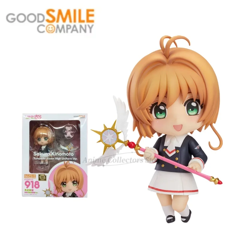 

Good Smile Nendoroid GSC918 KINOMOTO SAKURA Anime Action Figure Q Version Model Ornaments Cute Toys Girls Boys Gift