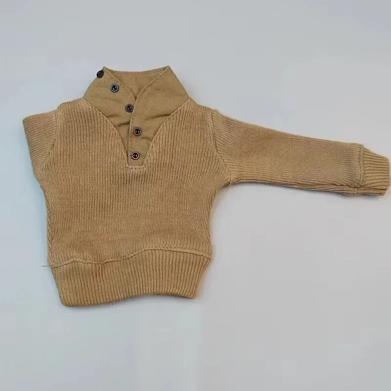 Pull de soldat américain pour homme, échelle 1/6, pull à col montant de la seconde guerre mondiale, vêtements pour corps de figurines d'action de 12 pouces