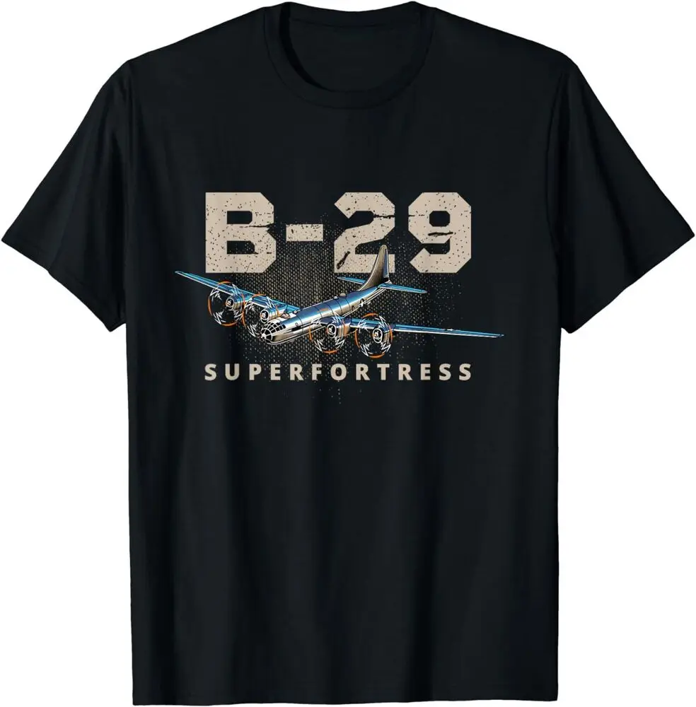 Warbird Airplane B29 Superfortress Design Tee Shirt Y2K tops Unisex Summer Short Sleeve