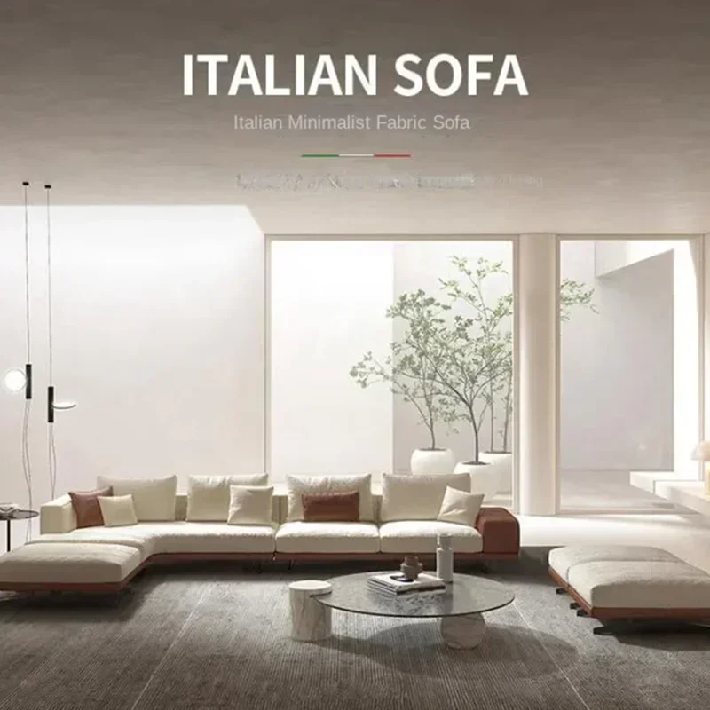Sofás estéticos de madeira bege, design europeu, piso de luxo, sofá preguiçoso, salão de beleza, reclinável, moderno, divano, móveis para sala de estar