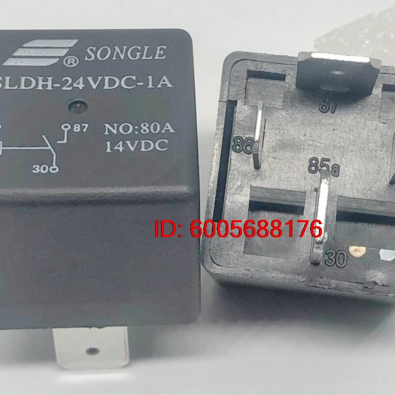 10PCS New SLDH-24VDC-1A (V7-1A-24V-80A) Relay 4 pins