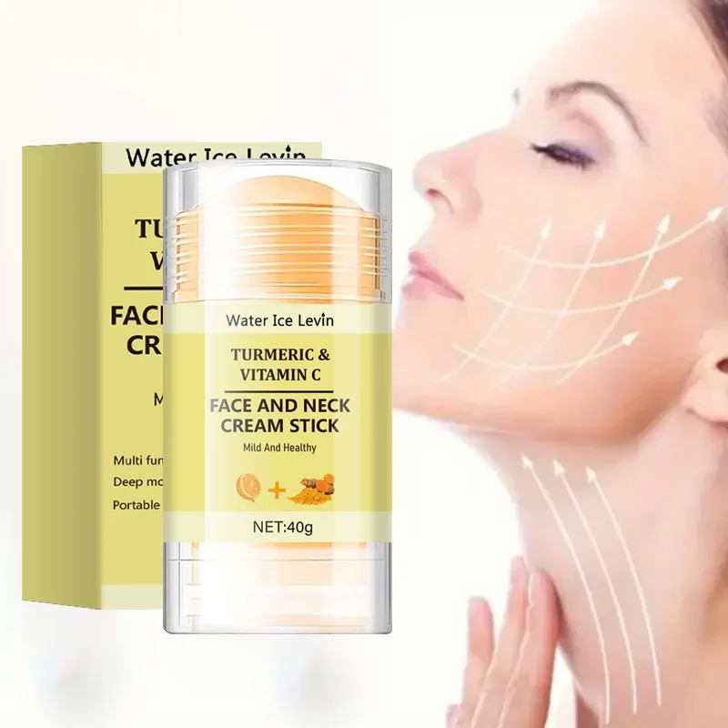 Turmeric and vitamin C, face and neck Cream Stick improve reduce fine lines damaged skin repair cream nourishing skin care