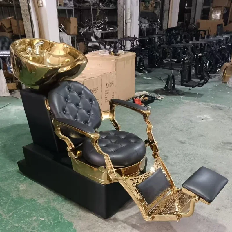 2026 Head Massage Shampoo Bowl Chair Suitable for Salons and Barbershops