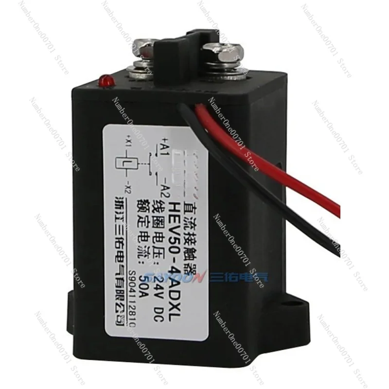 High Voltage 450V 50A Contactor Starter Power Relay HEV50-4ADXL For Vehicle Photovoltaic Car Ships Carregamen