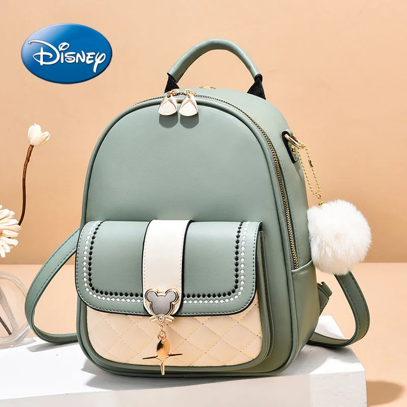 Disney 2023 New High-quality Luxury Casual Fashion Portable Shoulder Bag Color-blocked Large-capacity Travel Bag