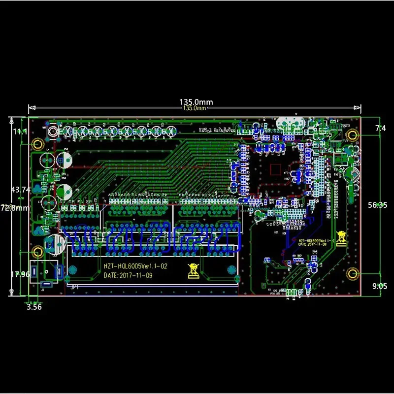 Module routeur Gigabit 5 ports, boîtier de distribution 10/100/1000M, OEM, PCBA avec RJ45