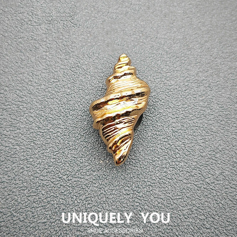 سحر الأحذية المعدنية Starfish Conch Pearl Fashion Accessories للأحذية المتقاطعة
