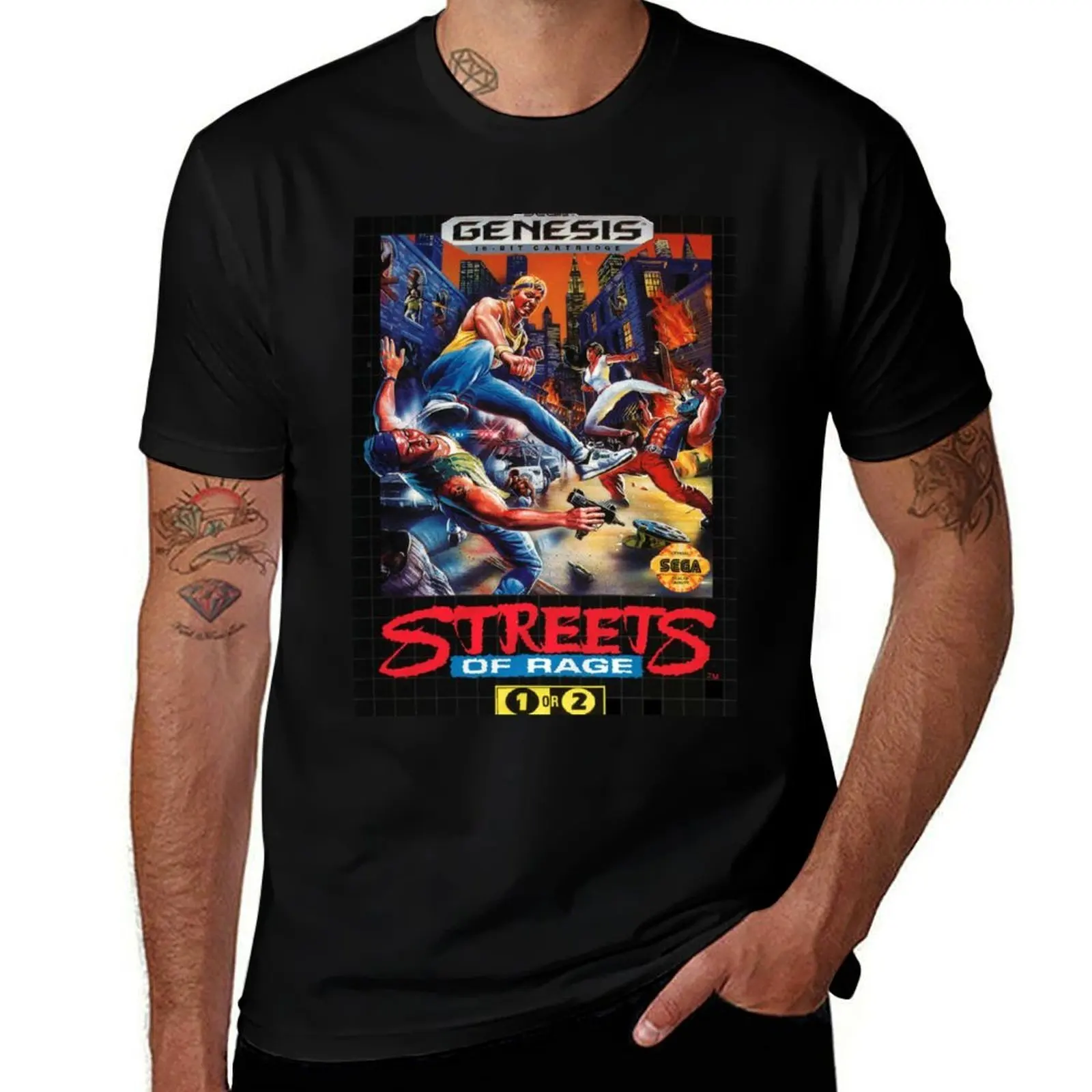 Streets of Rage T-Shirt cotton t shirt man man t shirt summer t shirt custom print T-Shirt