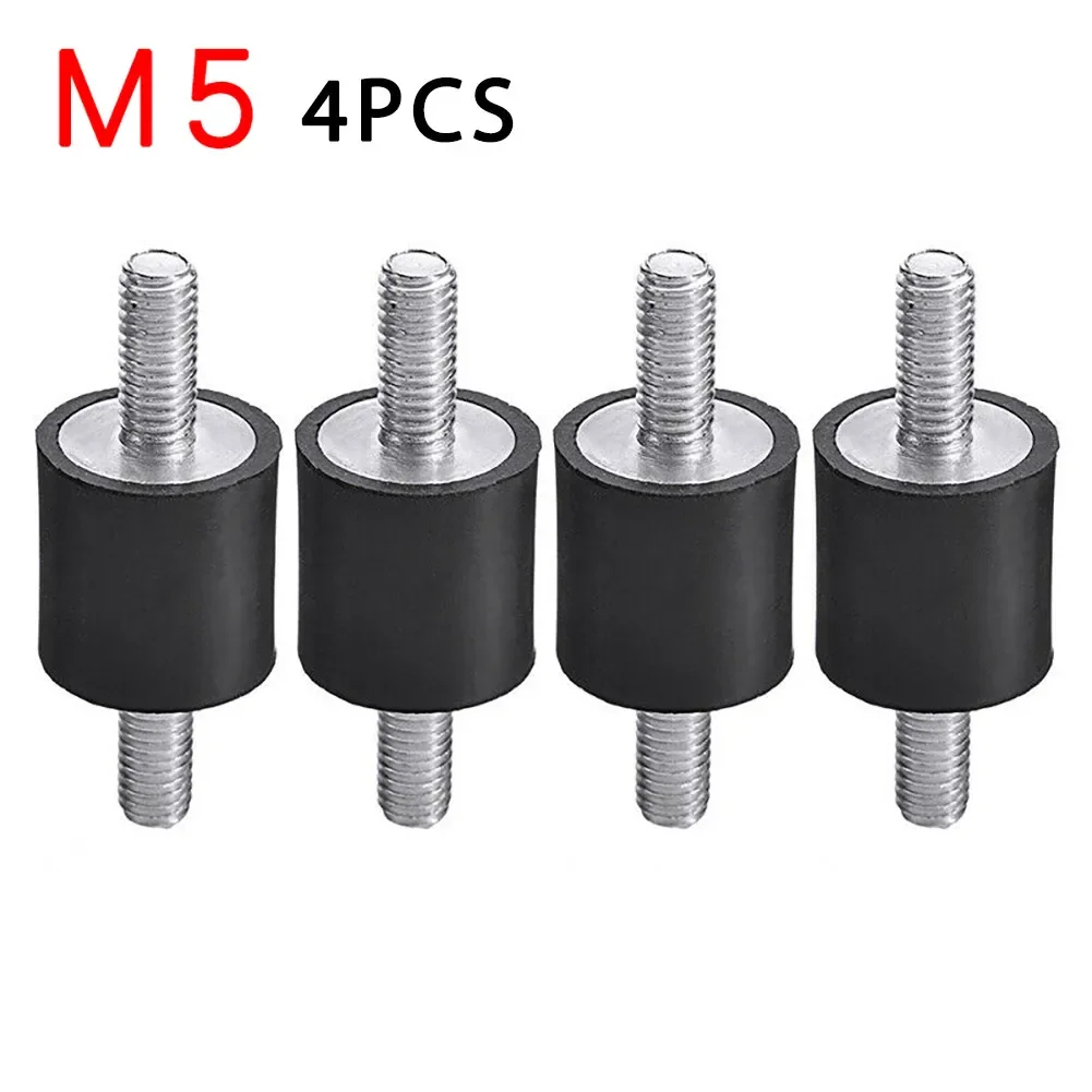 4pcs Rubber Buffer Set Vibration Damper Silent Block Rubber Metal Buffer M5 M6 M8 Welding Machines Damping Element