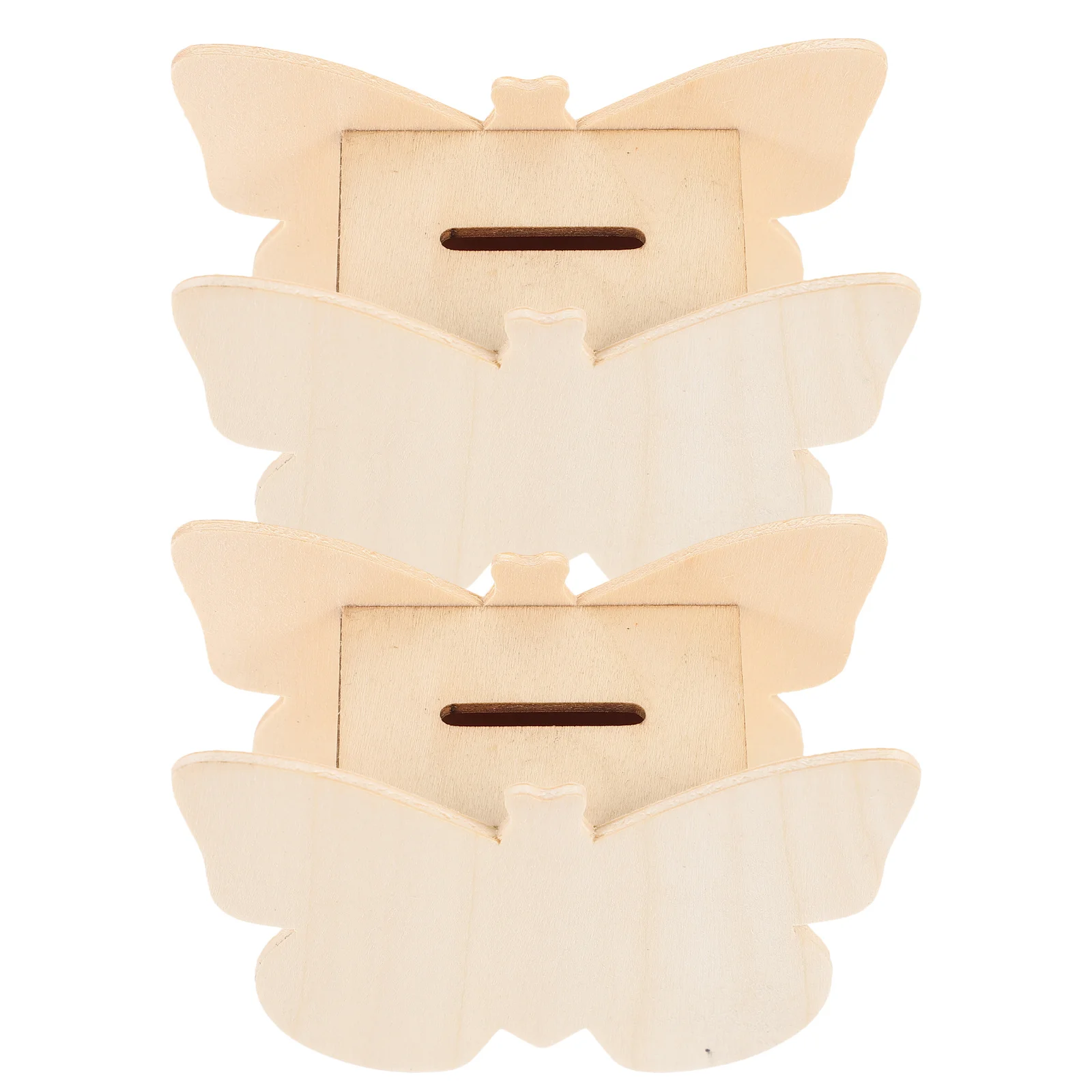 2 Stuks Diy Houten Spaarpotten Onvoltooide Munt Gevallen Prachtige Home Decor Voor Besparing En Display Diy Spaarpot Spaarpot