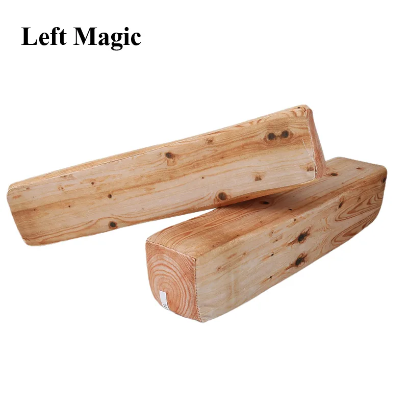 Super Lifelike Sponge Wood Block Magic Tricks Funny Fake Stick For Comedy Magicians Stage Street Gimmick Props Accessories