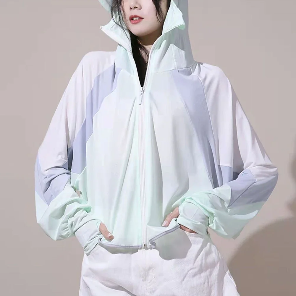 

Breathable Sun Protection Jacket Breathable Jacket Casual Jacket White Breathable Jacket Long Sleeve Seasonal Use