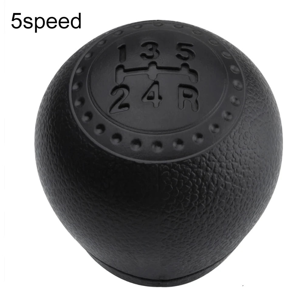 

5 6 Speed Knob Car Gear Shift Knob Car Interior Modification 5*5*5cm Hassle-Free Upgrade Sleek Black Finish For Iveco