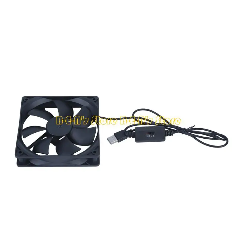Y1AD USB Air Circulation Fan with 3 Speed Mode for Small Space Use