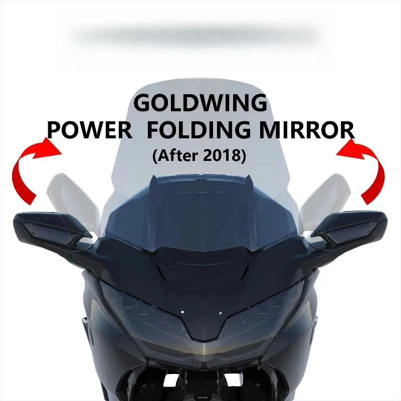 Suitable for Gold Wing Electric Rearview Mirror Gold Wing GL1800 Electric Folding Ear 2018-2024F6B DCT