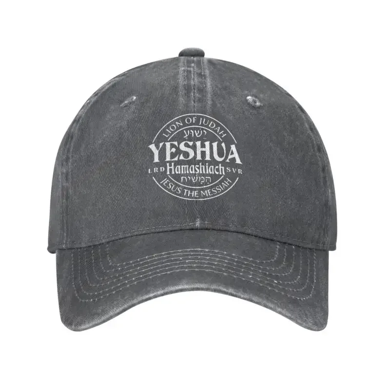 Fashion Unisex Cotton Yeshua Jesus Christian Baseball Cap Adult Adjustable Dad Hat Women Men Sun Protection