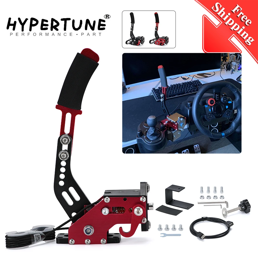 PC USB Hand Brake+Clamp For SIM Auto Racing Games G25/G27/G29 T500 Steel & Aluminum RALLY Adjustable For PC Windows