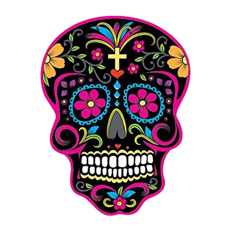 

Jpct Mexican Sugar Skeleton Classic Car Sticker Cross Country Diesel Vehicle Motorcycle Auto Parts Decoration Car Decal PVC