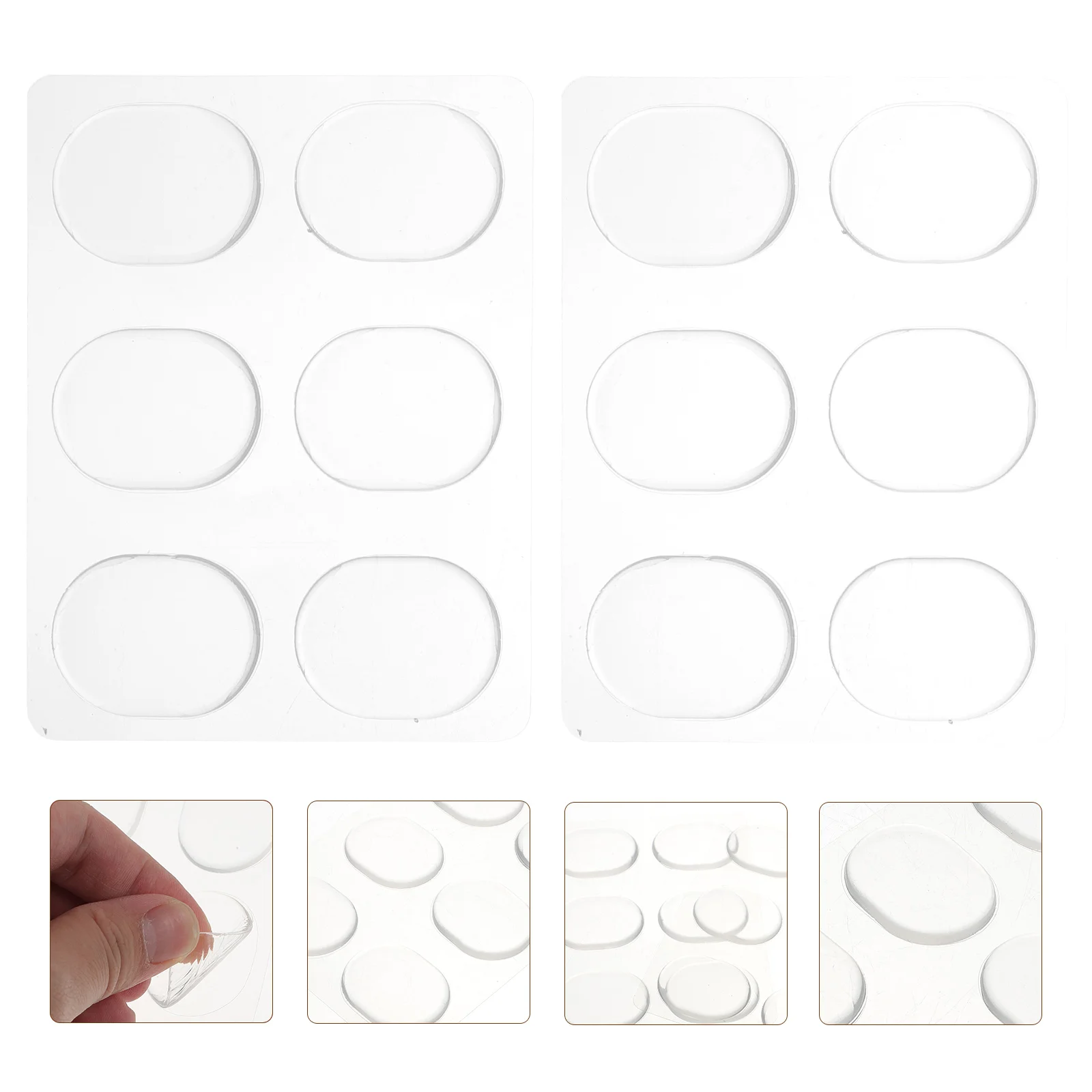 

12 Pcs Drummer Dampener Gel Pads Silica Silencers Snare Dampening Device