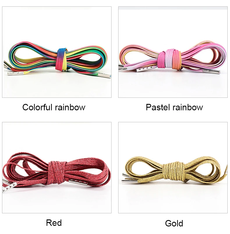 Elastische Schnürsenkel für Sneaker, flache Schnürsenkel, Freizeitschnürsenkel für den Außenbereich, schnelle und sichere Schnürsenkel für Kinder und Erwachsene, Unisex-Schnürsenkel, 1 Paar. – Detail 12