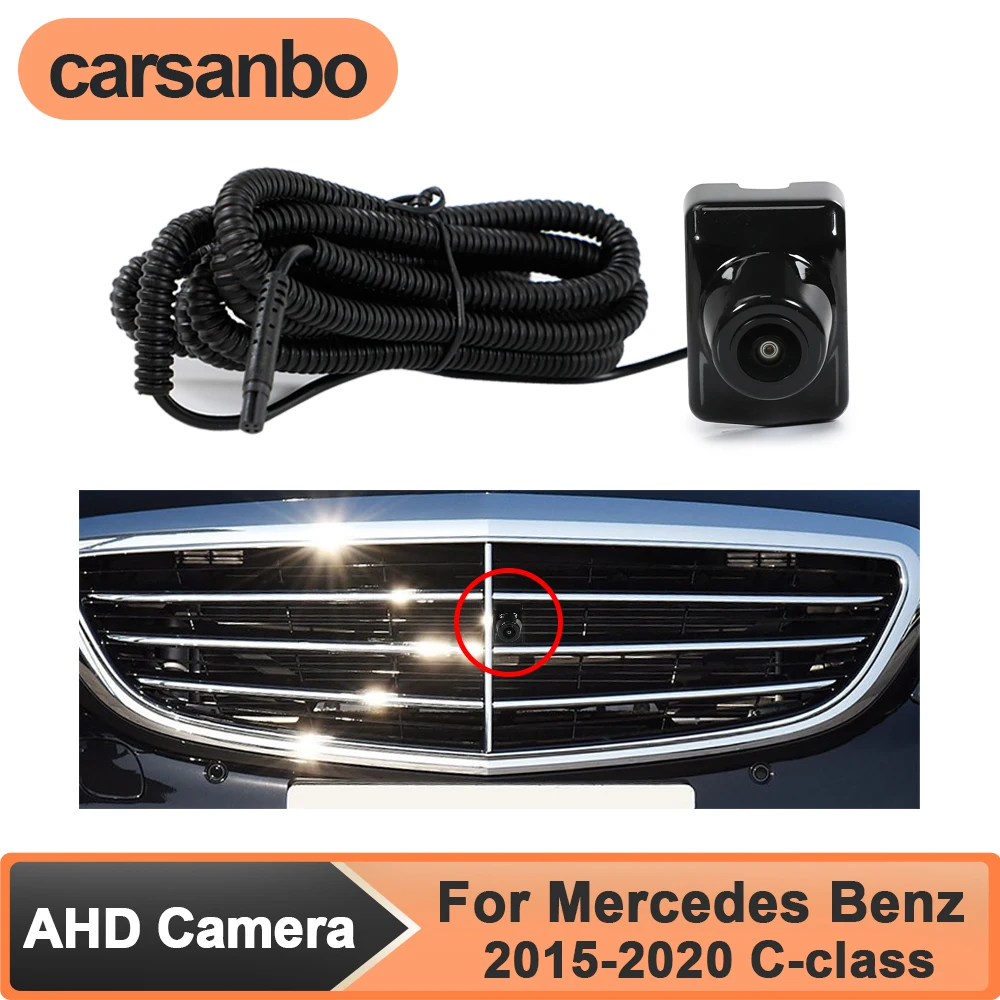 

Carsanbo AHD 150° Car Front View Camera for Mercedes Benz 2015/2016/2017/2018/2019/2020 C-class Night Vision Fisheye Waterproof