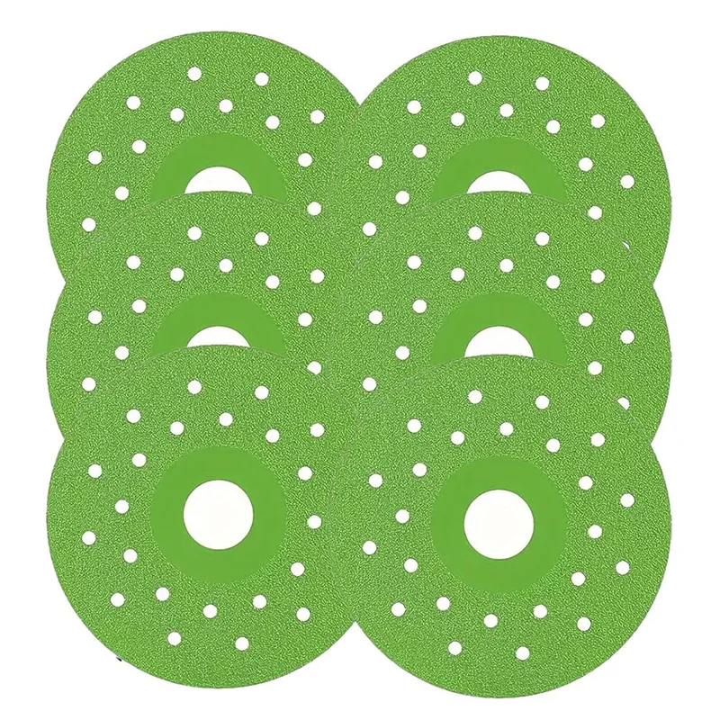 

N84R Diamond Chamfered Saw Blades For Cutting And Grinding Tile And Marble, 4 Inch Glass Cutting Disc 1Mm (6PCS)