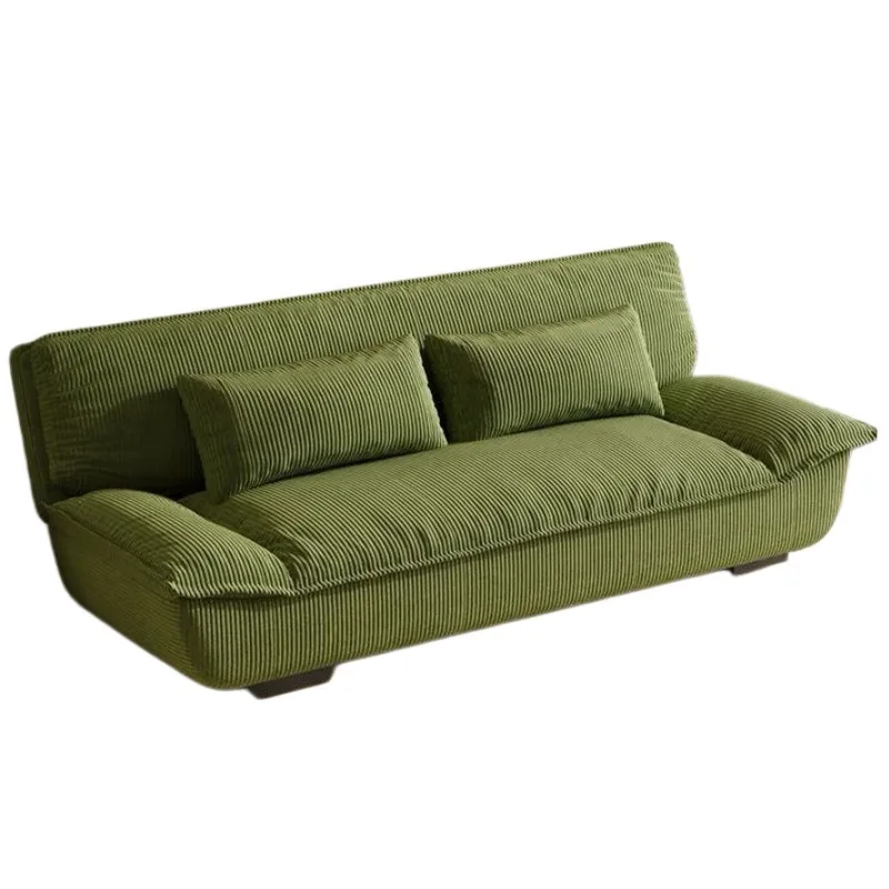 Small apartment fabric sofa bed and breakfast furniture Internet celebrity double bed