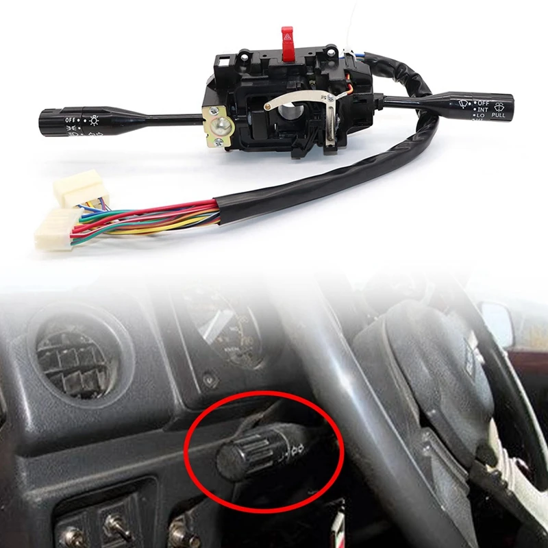 LHD Headlight Signal Light Switch Combination Dimmer Control 37400-83410 Fit for Suzuki Samurai SJ413 SJ410 JA51 Samurai Sierra