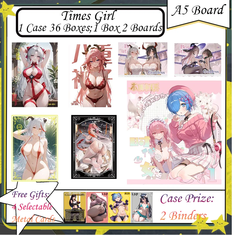 

Доска Times Girl A5 — карты с историями богини аниме, полный набор с Albedo Nezuko Rem Nami Zero 2 — коллекционные доски с персонажами