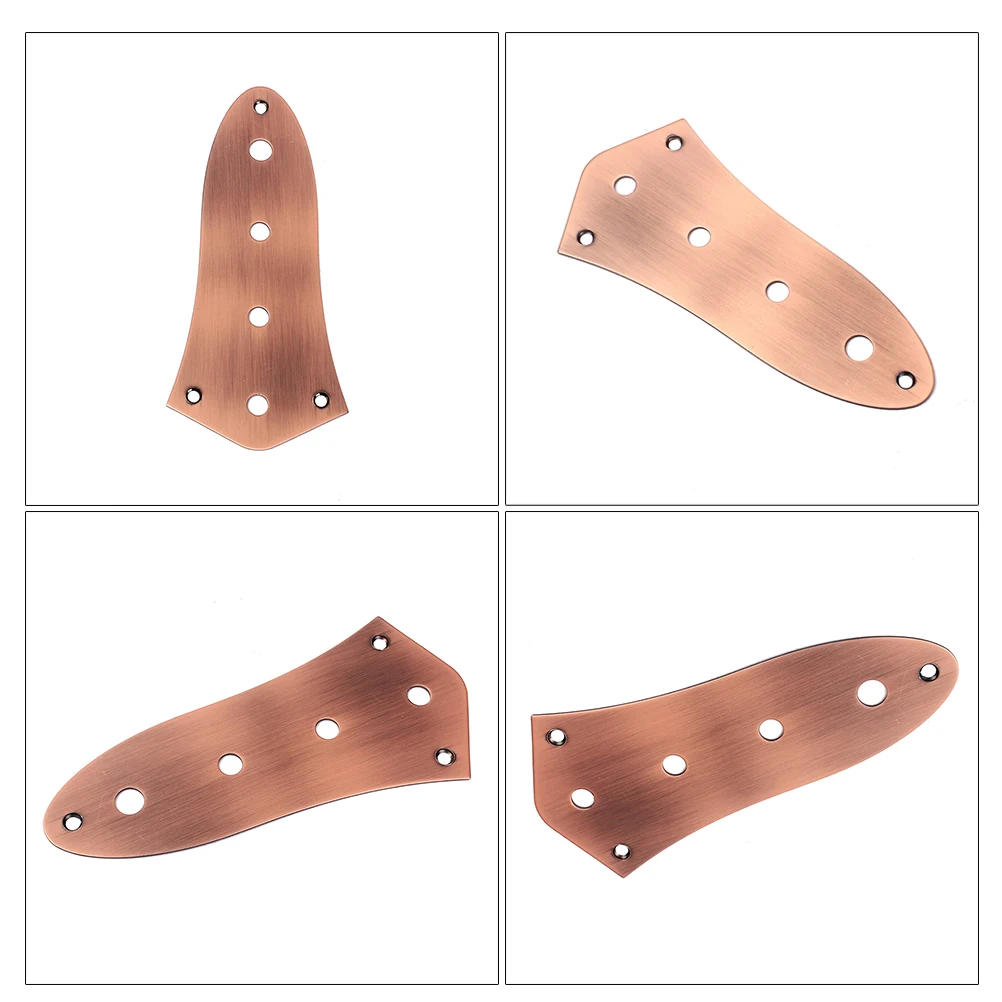 

Aluminium Alloy Control Plate 4 Hole Bronze Finish For Electric Bass Guitar Replacement Parts Vintage Style Fits Most