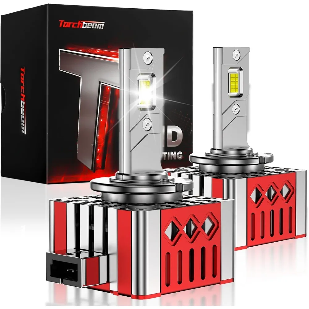 

D1S/D1R HID Bulbs, 22000 Lumens 66144 66140 85140 85415 Bulbs for HID Assembly Xenon Bulbs Replacement, 6500K 45W Xenon Light B