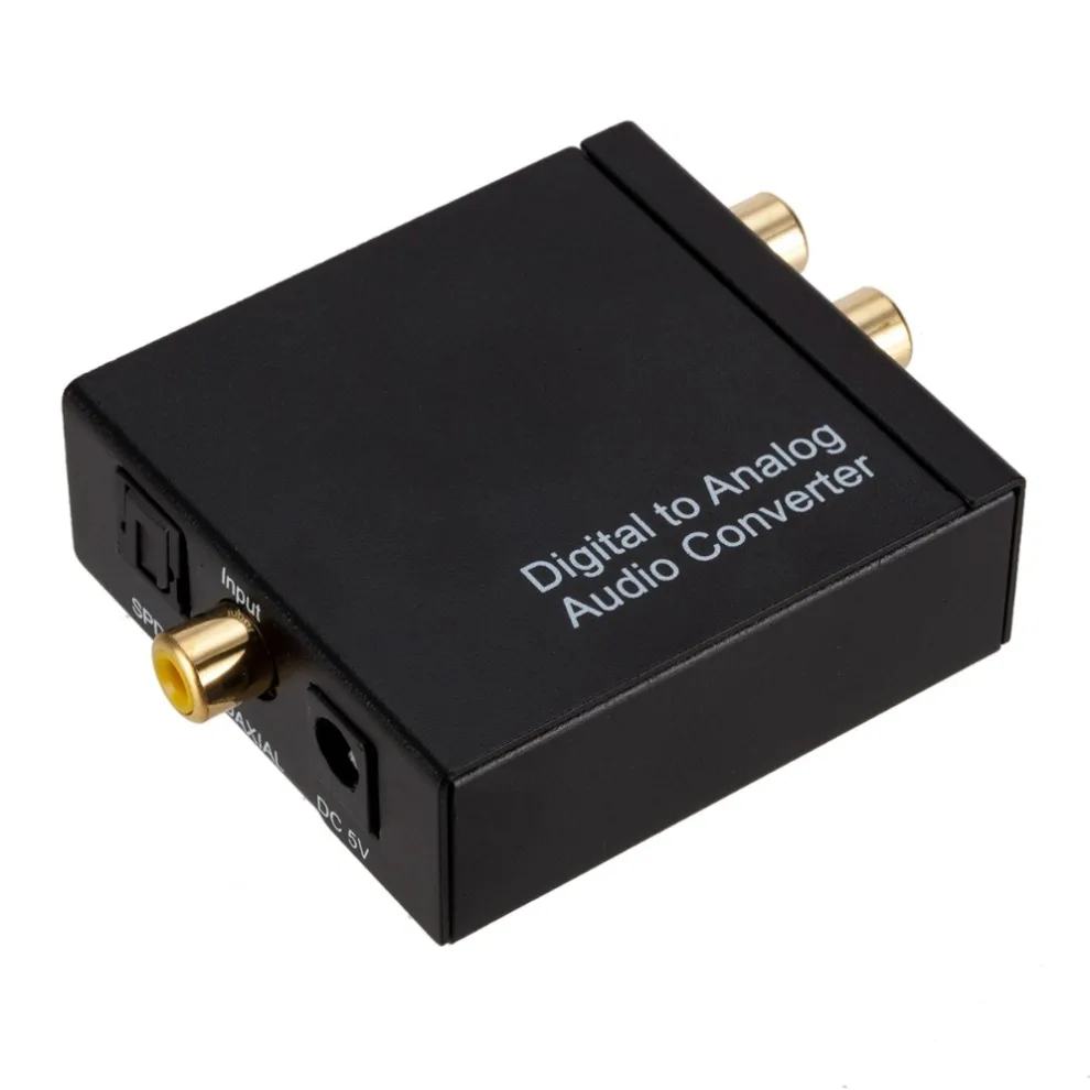 DAC 3.5Mm Jack Coaxial Optical Fiber Digital To Analog Audio Aux RCA L / R Converter Spdif Digital Audio Decoder Amplifier