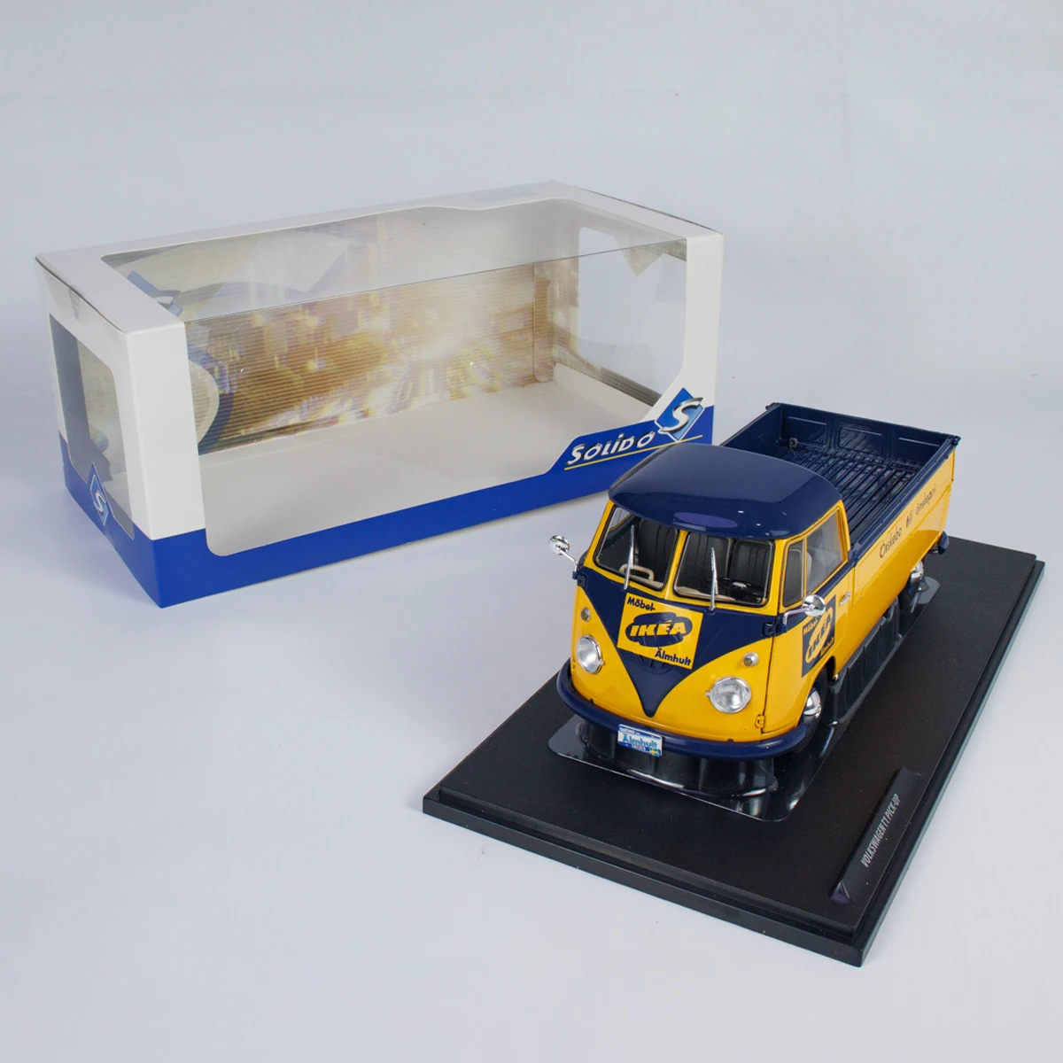 

SOLIDO 1:18 Scale Diecast Alloy Volkswagen T1 Pickup Toys Cars Model Classics Nostalgia Adult Souvenir Gifts Static Display