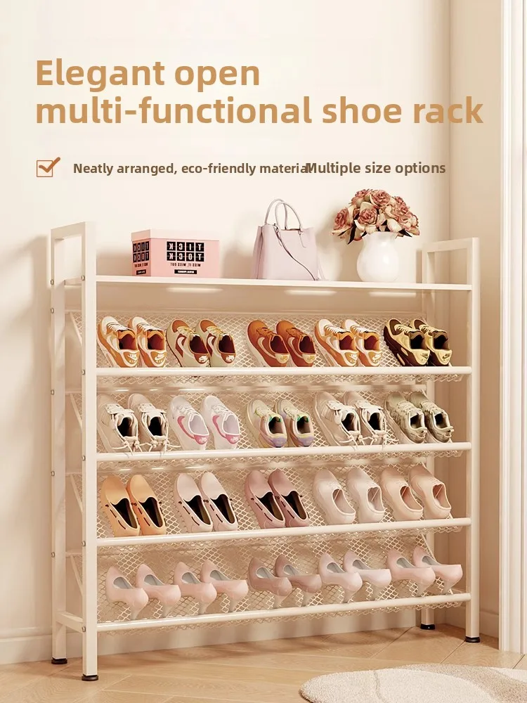 

Ultra-Thin Multi-Layer Home Entrance Narrow Indoor Extensive oe Ra Space-Saving Slanted Placement oe Holder