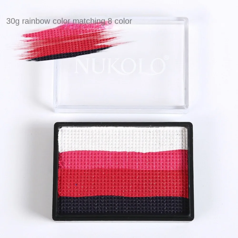 حبر أمان قابل للماء، طلاء الوجه، طلاء الوجه، قابل للذوبان في الماء، كريم رسم الوجه الجاف القابل للغسل، فن جسم الإنسان